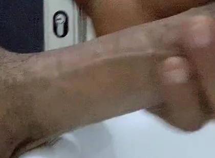 Jerking at Work in Toilet of My Boss