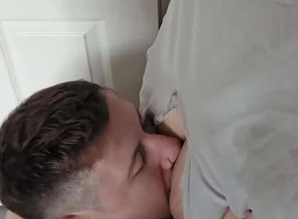 Sucking off and Rimming My Step Dad at Gloryhole Anonymous Cum on Facial Taboo