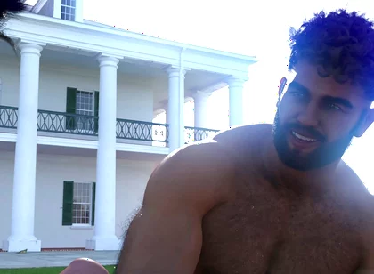 Ethan Playing with Two Muscle Daddies
