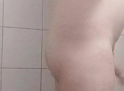 Chubby Gay Shaving Cock and Balls
