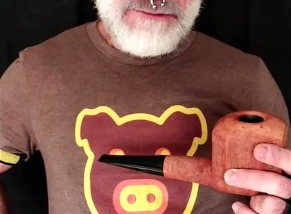 Huge Pipe Smoking Dad