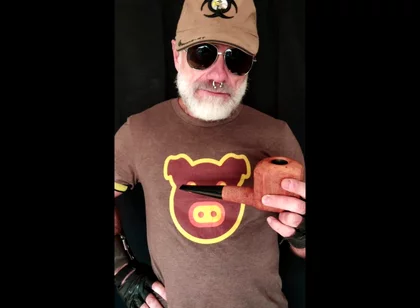 Huge Pipe Smoking Man