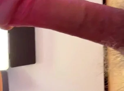 Massive Cock Gloryhole Tongue Makes Him Cum Twice