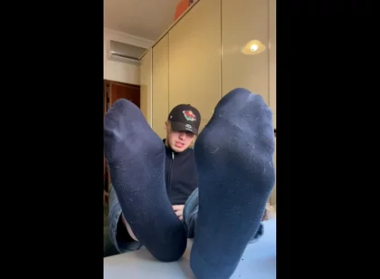 Rich Man's Feet in Motion