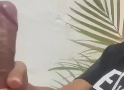 Young Man Enjoying a Rich Handjob