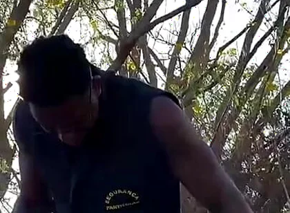 Vigilante Humiliating the Worker