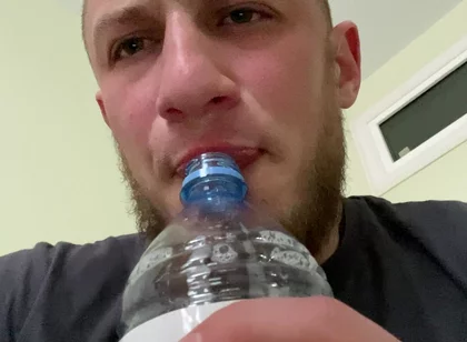 Alpha Fills a Bottle with His Saliva(snot)