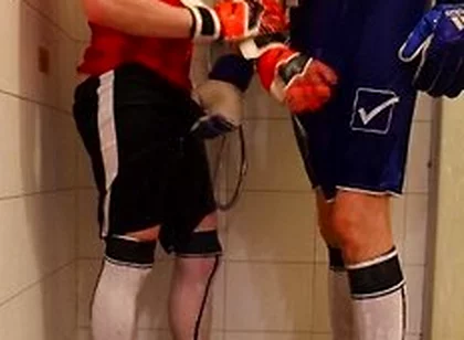 Shower In Soccer With My Bf