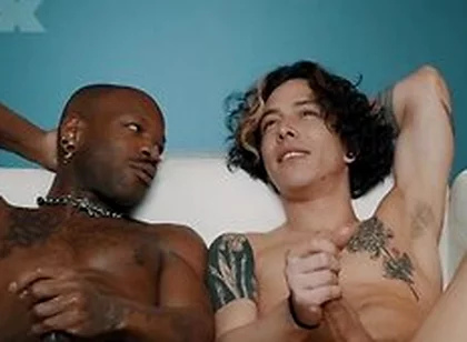 Bishop Black And Noir So Shows How To Rub Cock On Cam