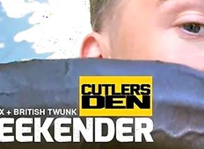 Cutler X Destroys British Twunks Smooth Hole With His Big Uncut Juicy Cock