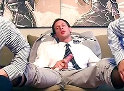 Niklas Roth Strokes His Cock While Being Worshipped By Keith Banks And Fernando Re