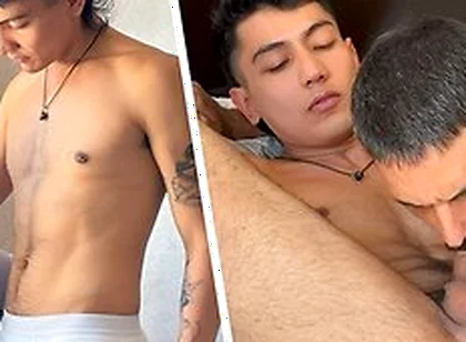 Felipe Kum And Julian Shul In Felipe Hires Julian For Private English Lessons But Instead He Learns How To Suck Cock