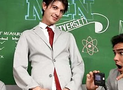 Jake Preston, Joey Mills And Damian Night In College Class Turns Into A Dick-measuring Contest And Then A Hot Group Sex
