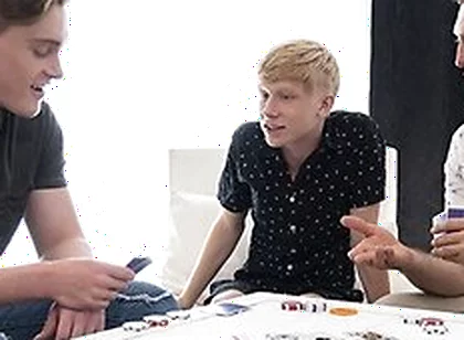 Tiny Boy Caleb Anthony Gives Up His Tight Hole To Big Stepbrother And Horny Stepdad