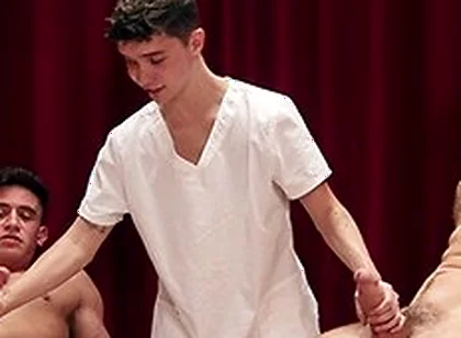 Straight Pals Trevor Brooks & Marcus Mcneil Share Twink Masseur Sam Ledger