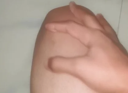 First Time Cumshot. Alone Teen Cumshot