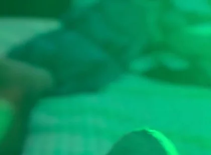 Watching Porn and Pulling the Tip or My Dick with Colored Lights