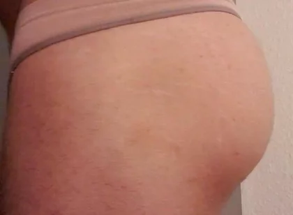 Ass in Girls Underwear