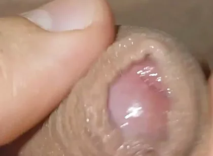 Big Curvy Cock Cums to the Extreme Without Touch!!