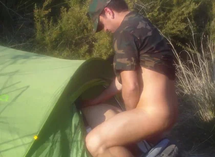 The Forest Ranger Fines Me with a Cumshot