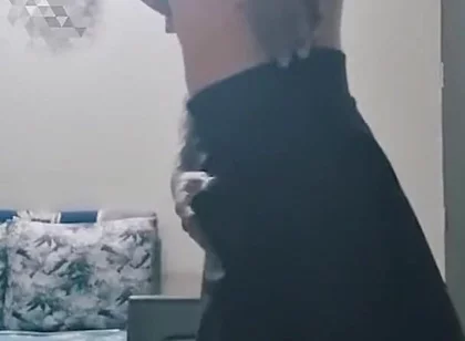 Cute Gay Sissy in Skirt