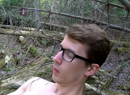 Outdoor Jack off with Twink Sacha