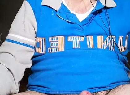 Long Cumshot at Night!