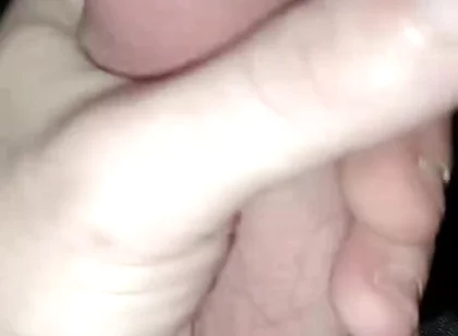 Stroking My Thick 7 Inch Cock