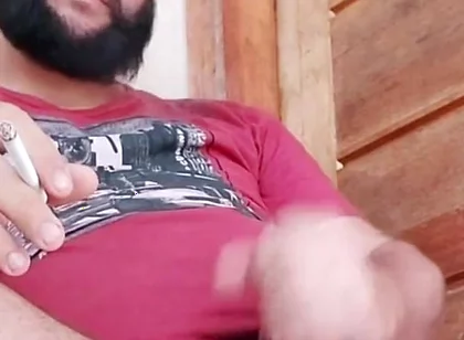 Jerking and Smoking in the Morning.
