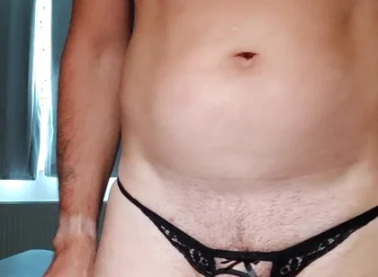 Bodystocking and Cock Ring with Anal Plug