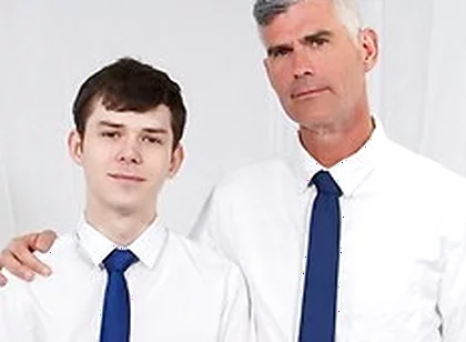 President Oaks And Dakota Lovell - Big Cock Priest Pounds Teen 18+ Sinner Bareback In His Office After Confession
