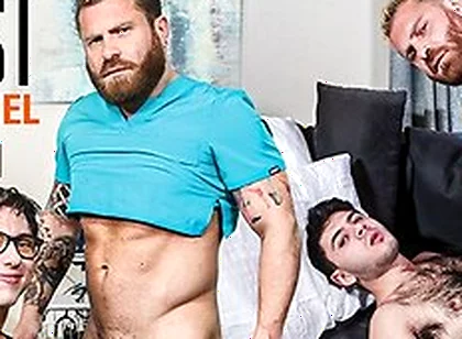 Hottest Riley Mitchel - Hot Beefy Riley Mitchel Getting Fucked & Fucking Hard