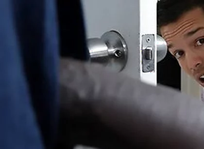 Devin Trez The Muscular Plumber Lays His Huge Pipe Inside Nic Saharas Tight Ass