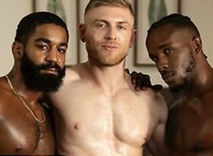 Shadow And Pheonix M. Fellington Take Turns Fucking Matthew Elliss Ass Hard