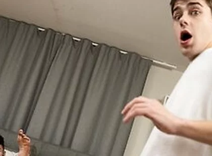 Hatler Gurius Slides His Long Cock In His Own Hole As Joey Mills Pounds Him In Doggystyle