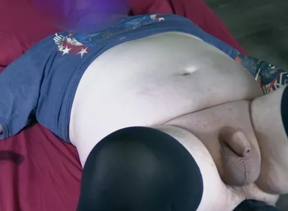 Me Showing off More of My Fat Body While Getting Machine Fucked