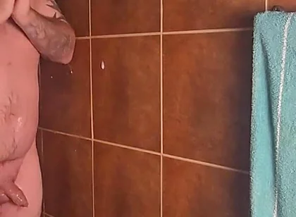 Jimbob Gets Wet and Messy in the Shower