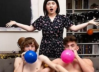 Spikey Dee Cant Blow Any Balloons So Trevor Brooks Shows Him How To Blow Like A Pro