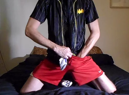 Autographed cum-drenched socks