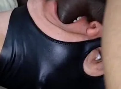 With His Giant, Thick Cock He Fucked My Mouth