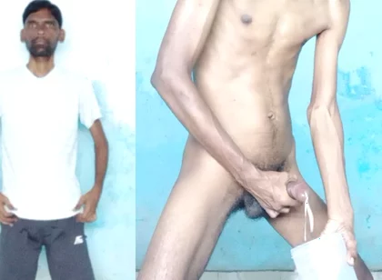 Rajesh Playboy 993 Nude Stroking Jerking off Dick Masturbating Big Cock and Cumming in the Jar