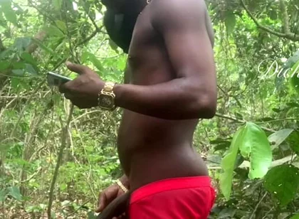 Huge Monster Cock Destroyed Slime Waist Bussy in the Woods Doggy