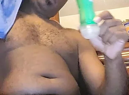 Fapping Big Hard Dick After a Hot Shower