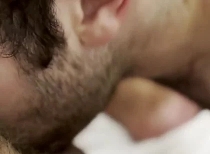 Bouncing on Huge Bear Dick