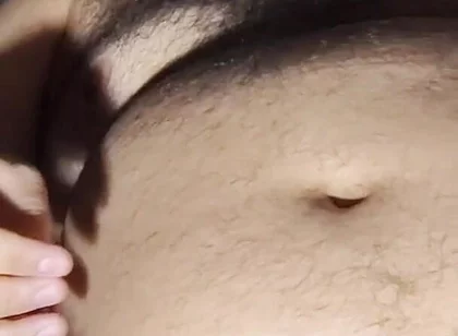 Pig Man Full of Fat and Cum