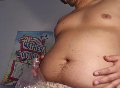 Belching and Rubbing My Gut with Oil