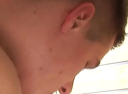 Gay action with two handsome men's in sauna