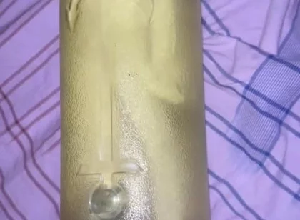 Boy Using Water Bottle Pussy - He Fucks Himself