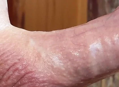 Small Hairless Virgin Phimosis Dick Braves the Cold for Some Hands-free Edging and Leaking Cum
