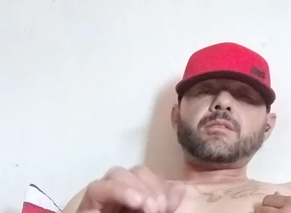 Masturbating